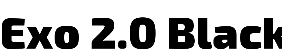 Exo 2.0 Black Font Download Free